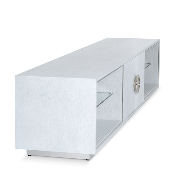 that's living sunburst silver white tv media cabinet cabinets