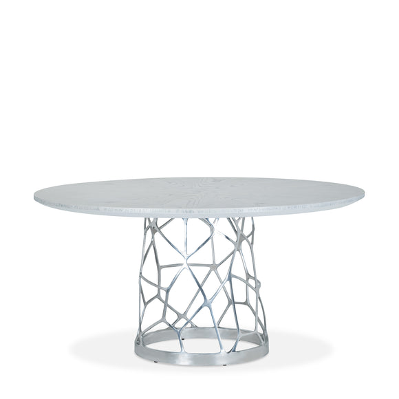 that's living fami silver white table dining tables