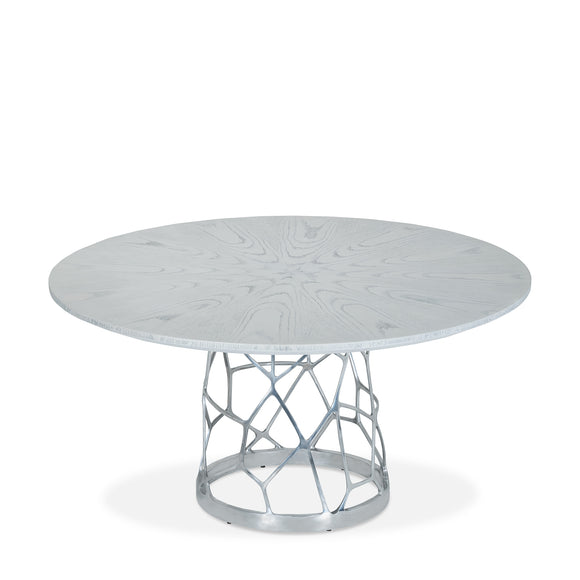 that's living fami silver white table dining tables