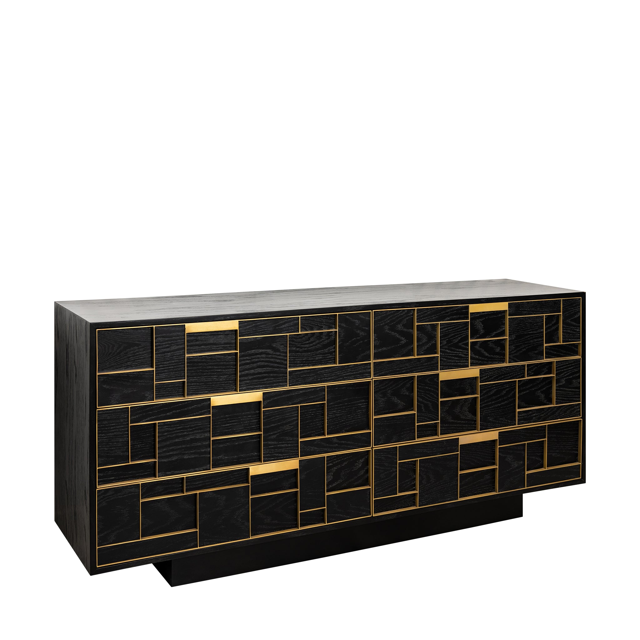 that's living alto noir charcoal 6-drawer chest chests