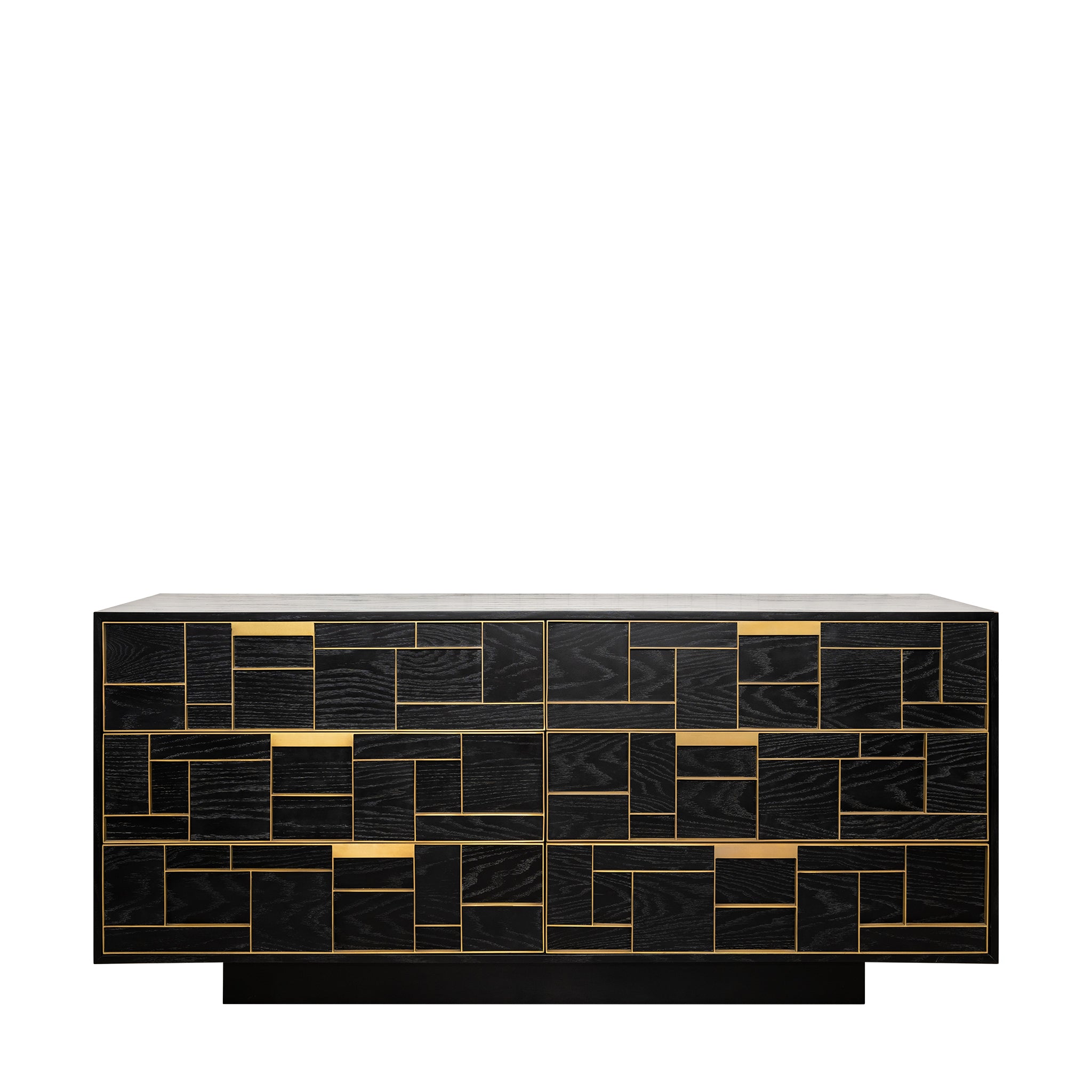 that's living alto noir charcoal 6-drawer chest chests