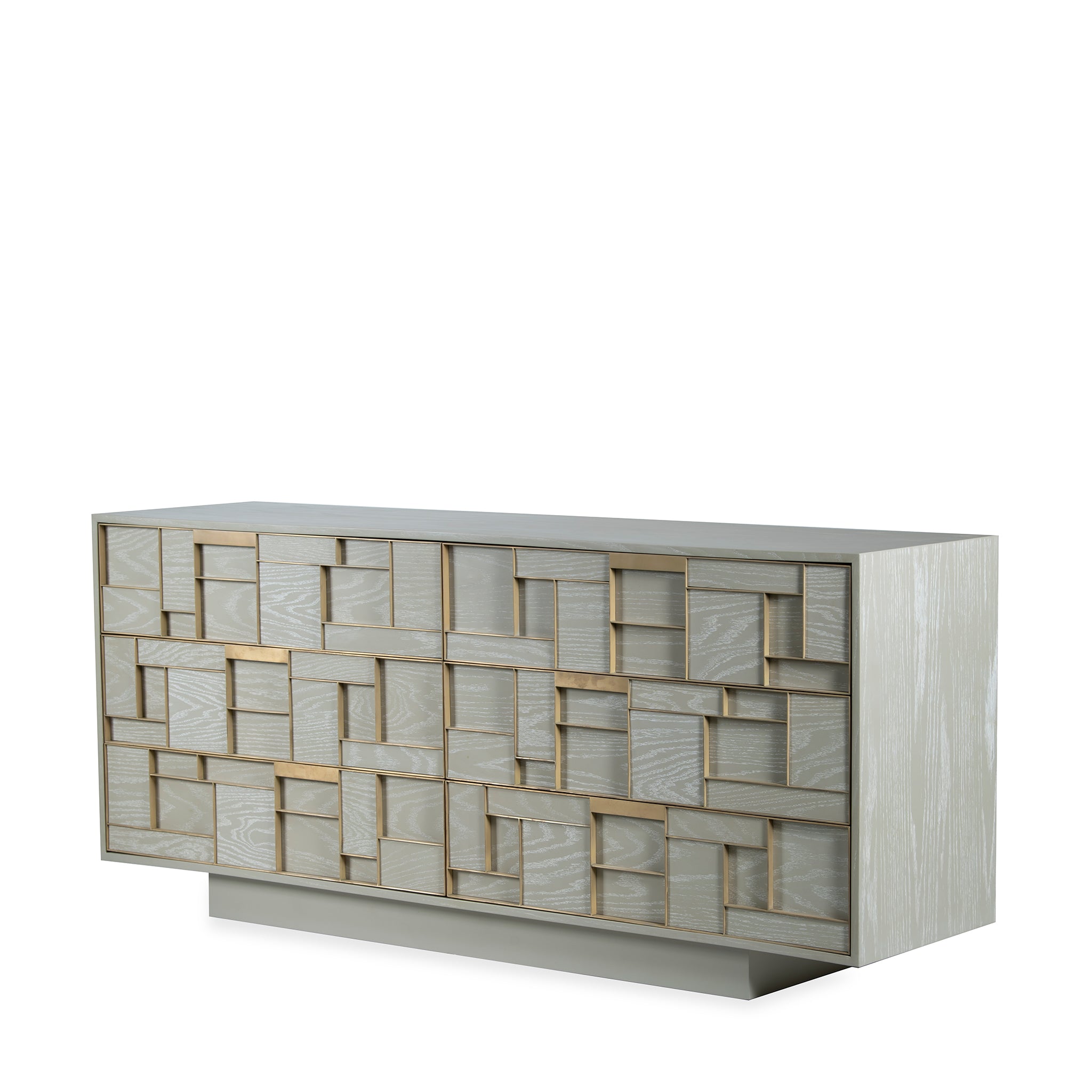 that's living alto grigio beige 6-drawer chest chests