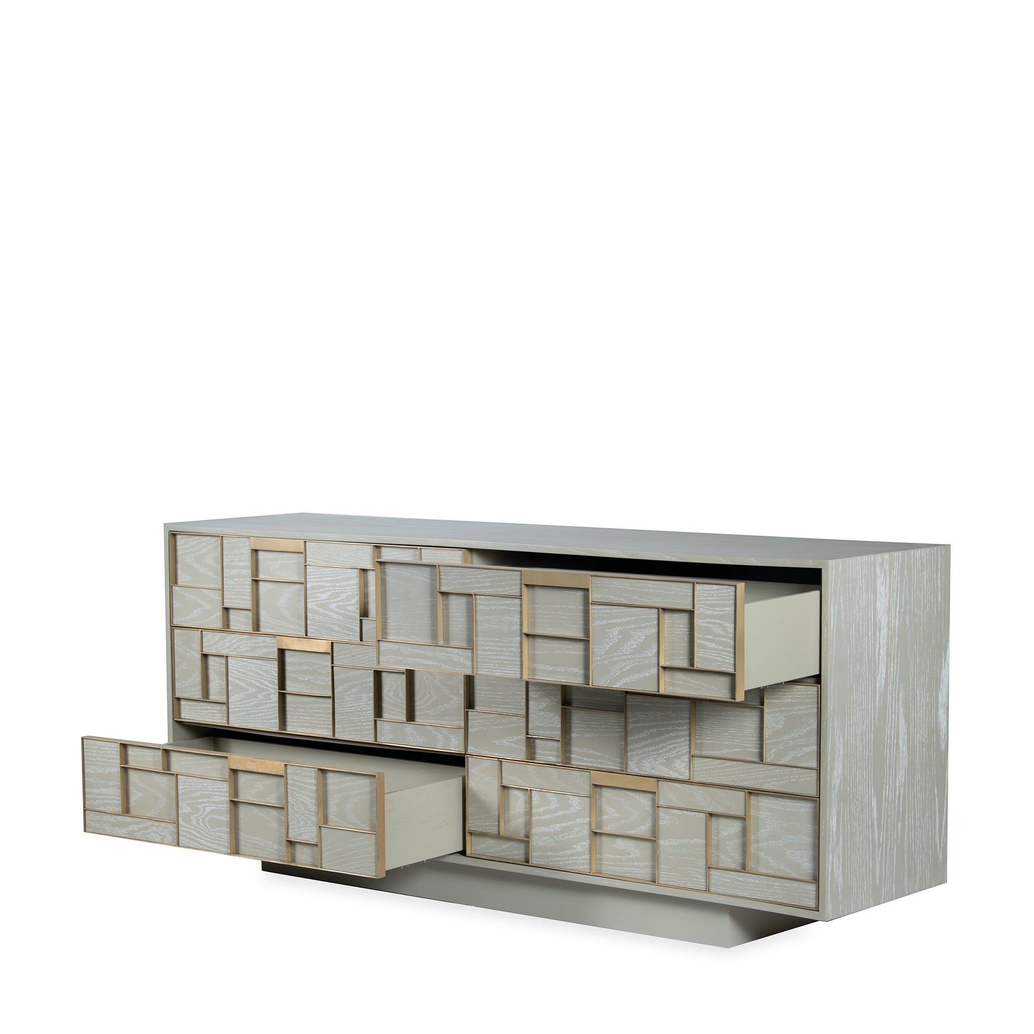 that's living alto grigio beige 6-drawer chest chests