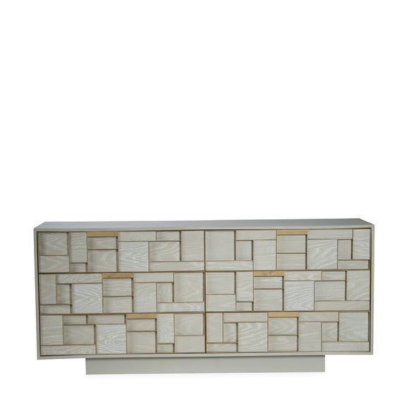 that's living alto grigio beige 6-drawer chest chests