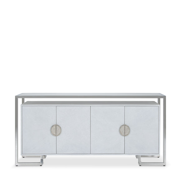 that's living elsa silver white buffet sideboards & buffets