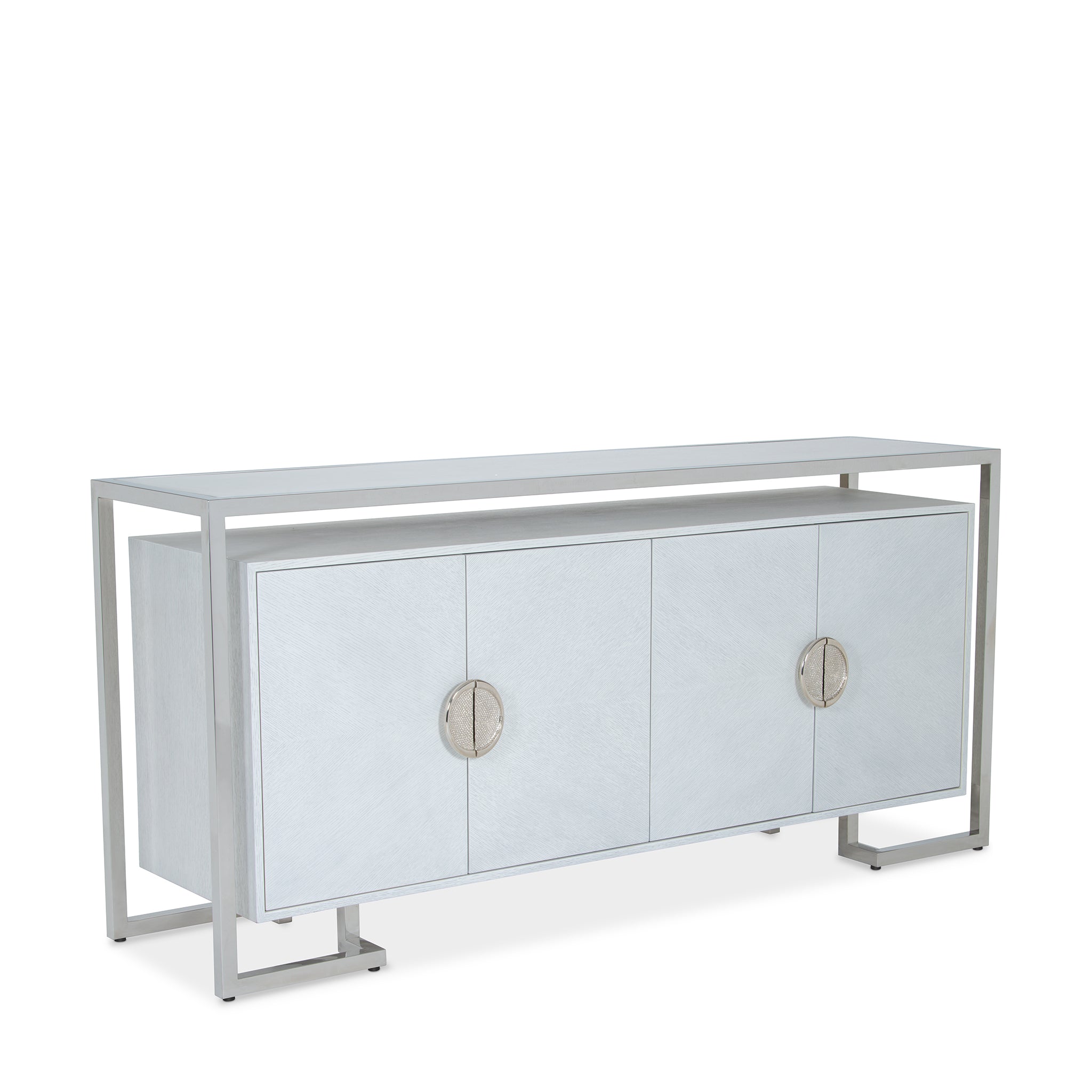 that's living elsa silver white buffet sideboards & buffets