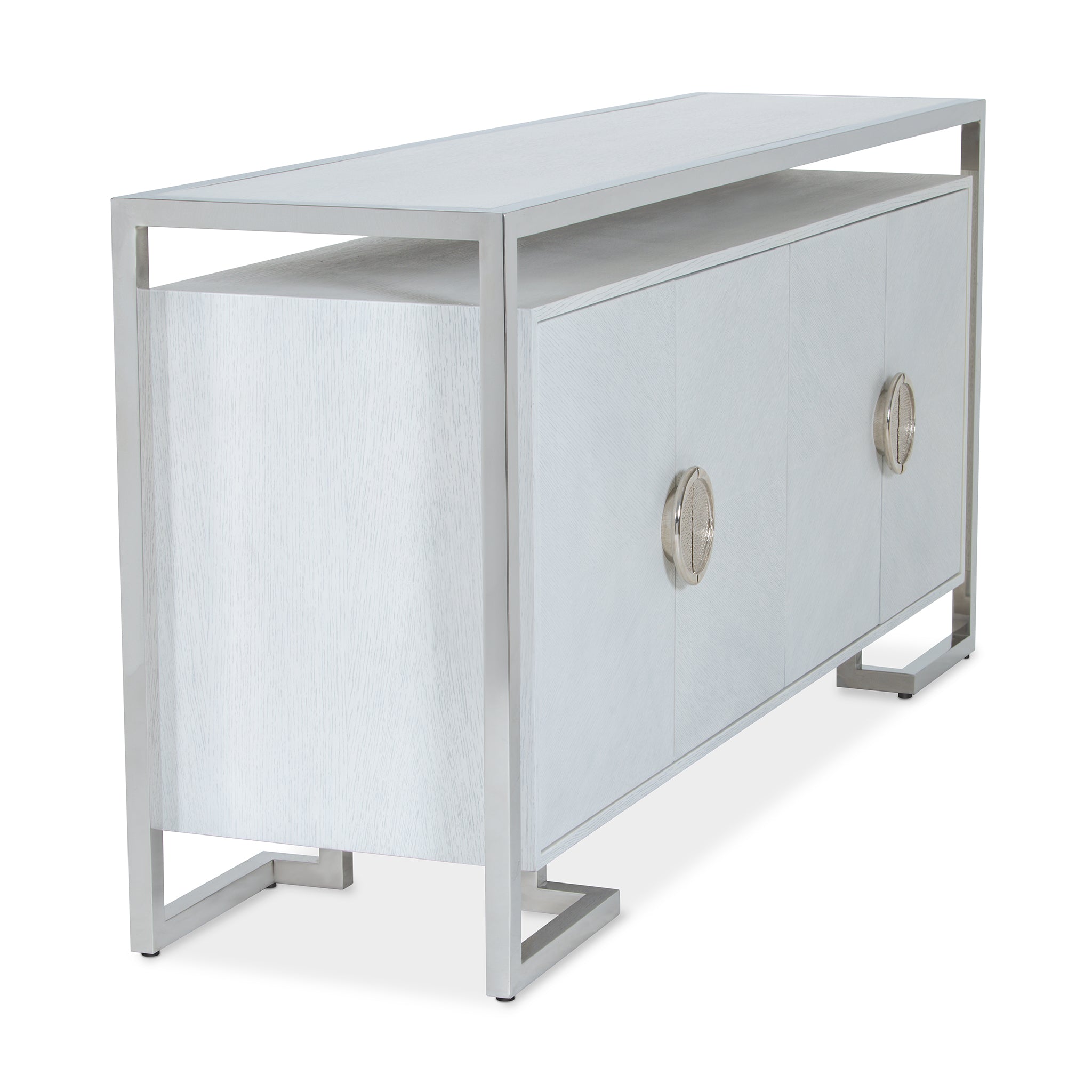 that's living elsa silver white buffet sideboards & buffets