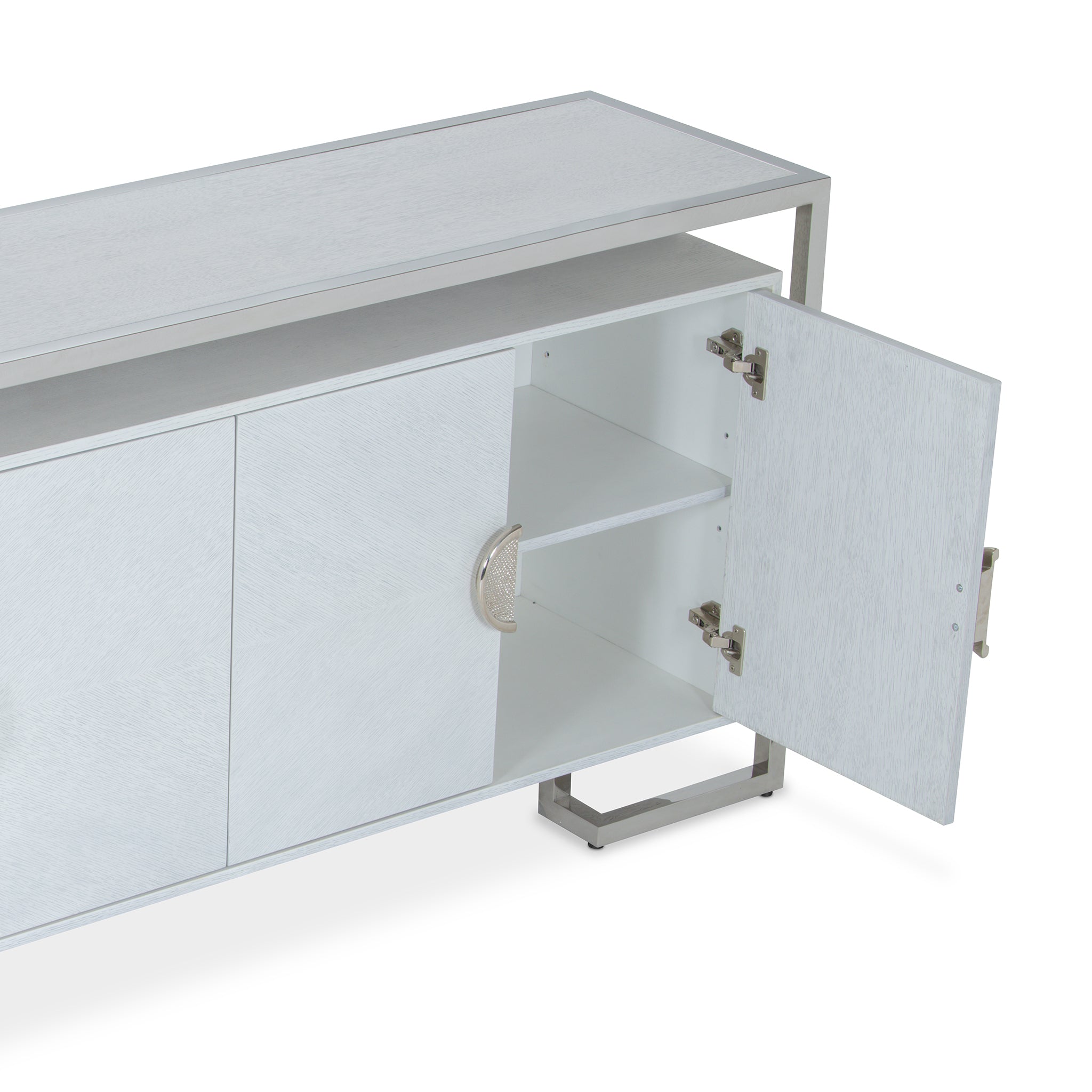 that's living elsa silver white buffet sideboards & buffets