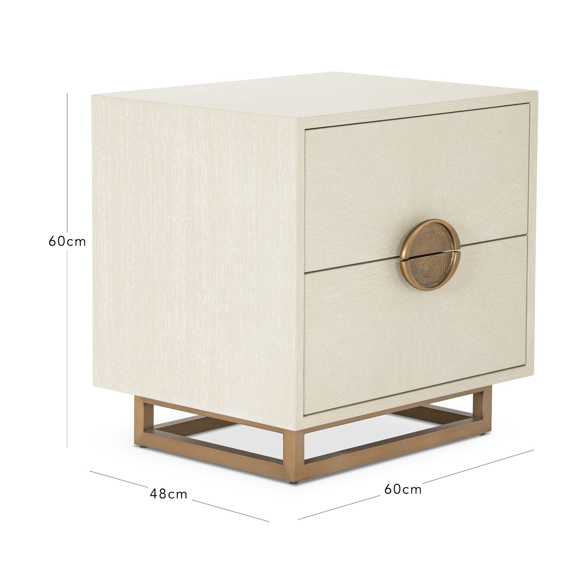 that's living sunburst petite light grey nightstand nightstands