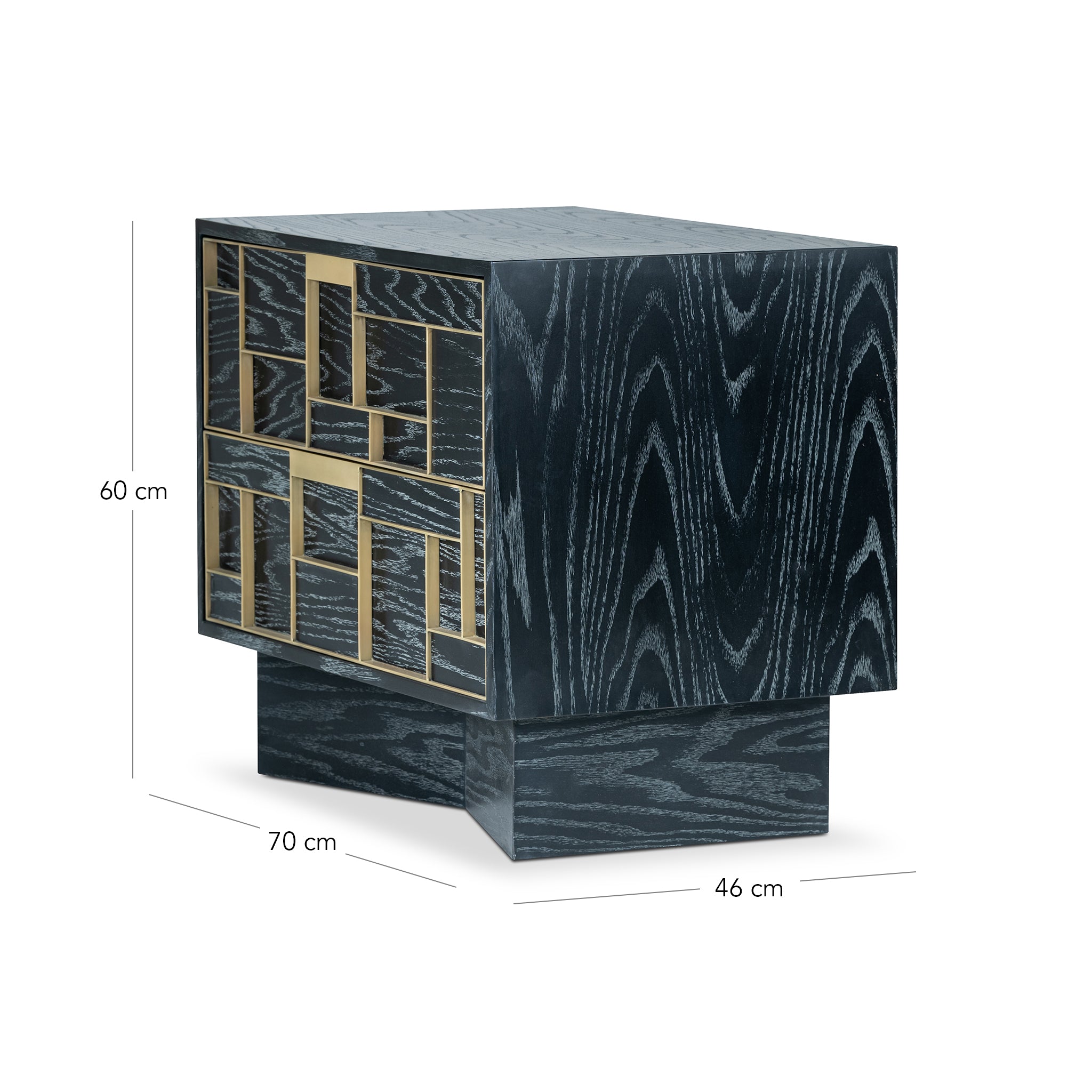 that's living alto noir charcoal nightstand nightstands