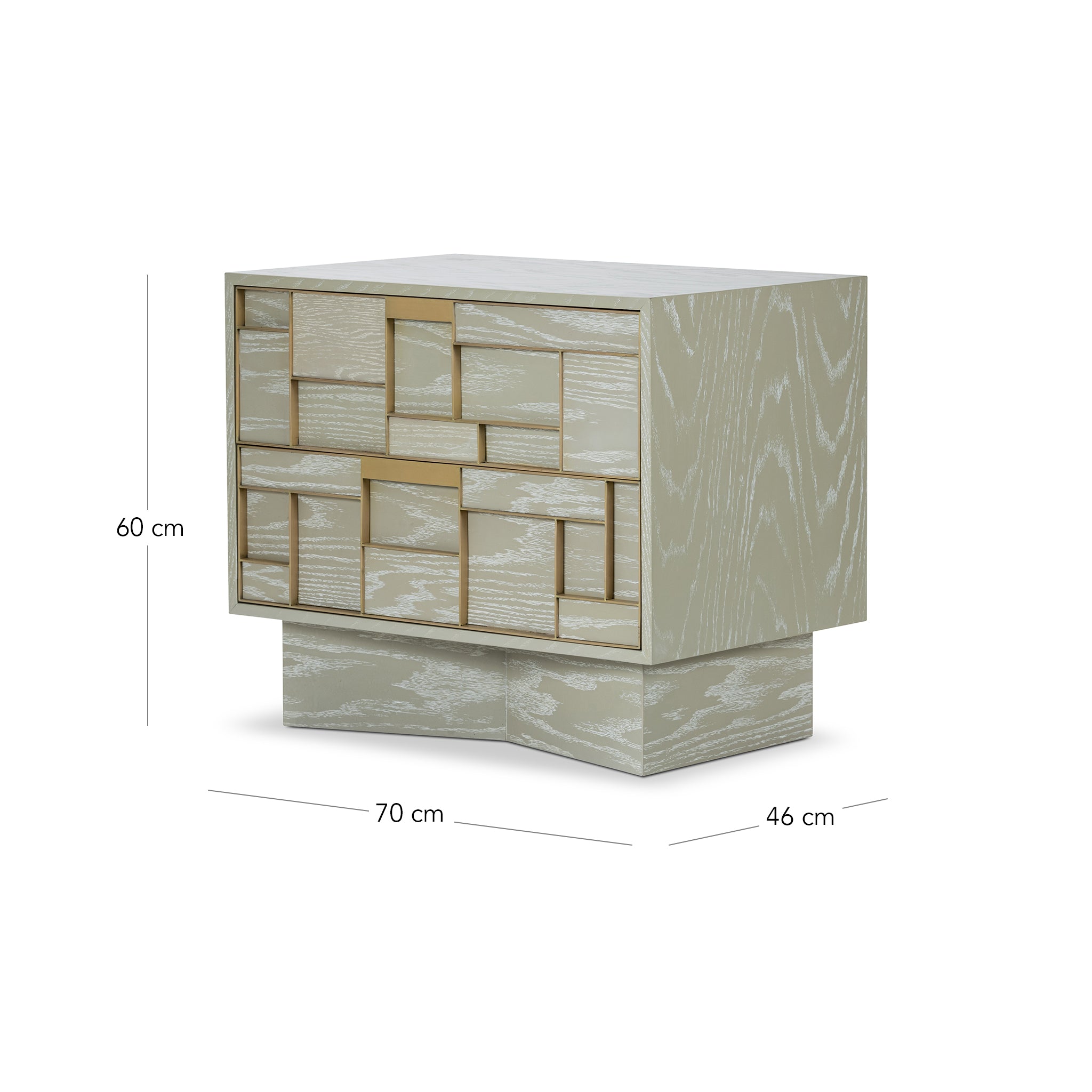 that's living alto grigio beige nightstand nightstands