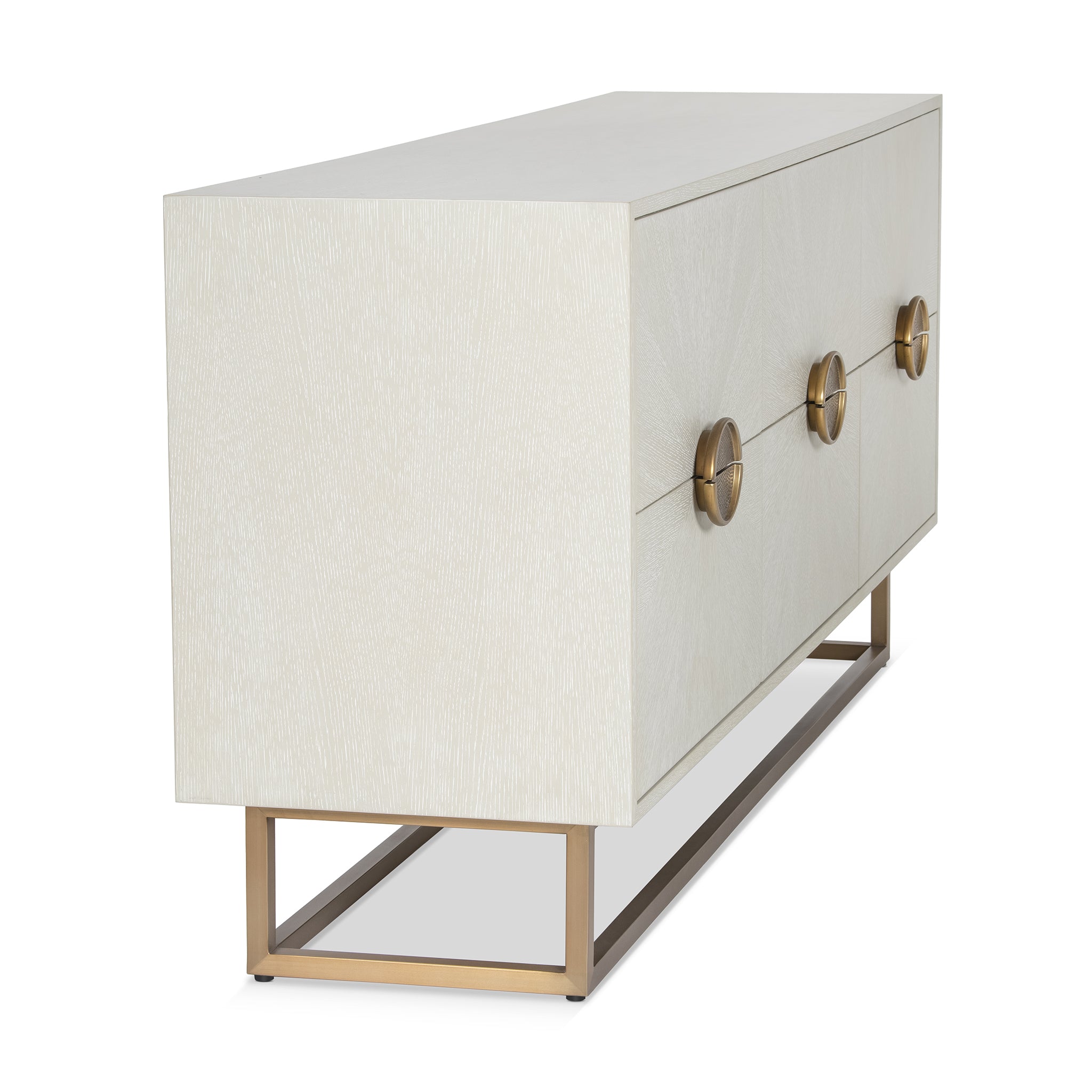 that's living sunburst light grey 6-drawer chest chests