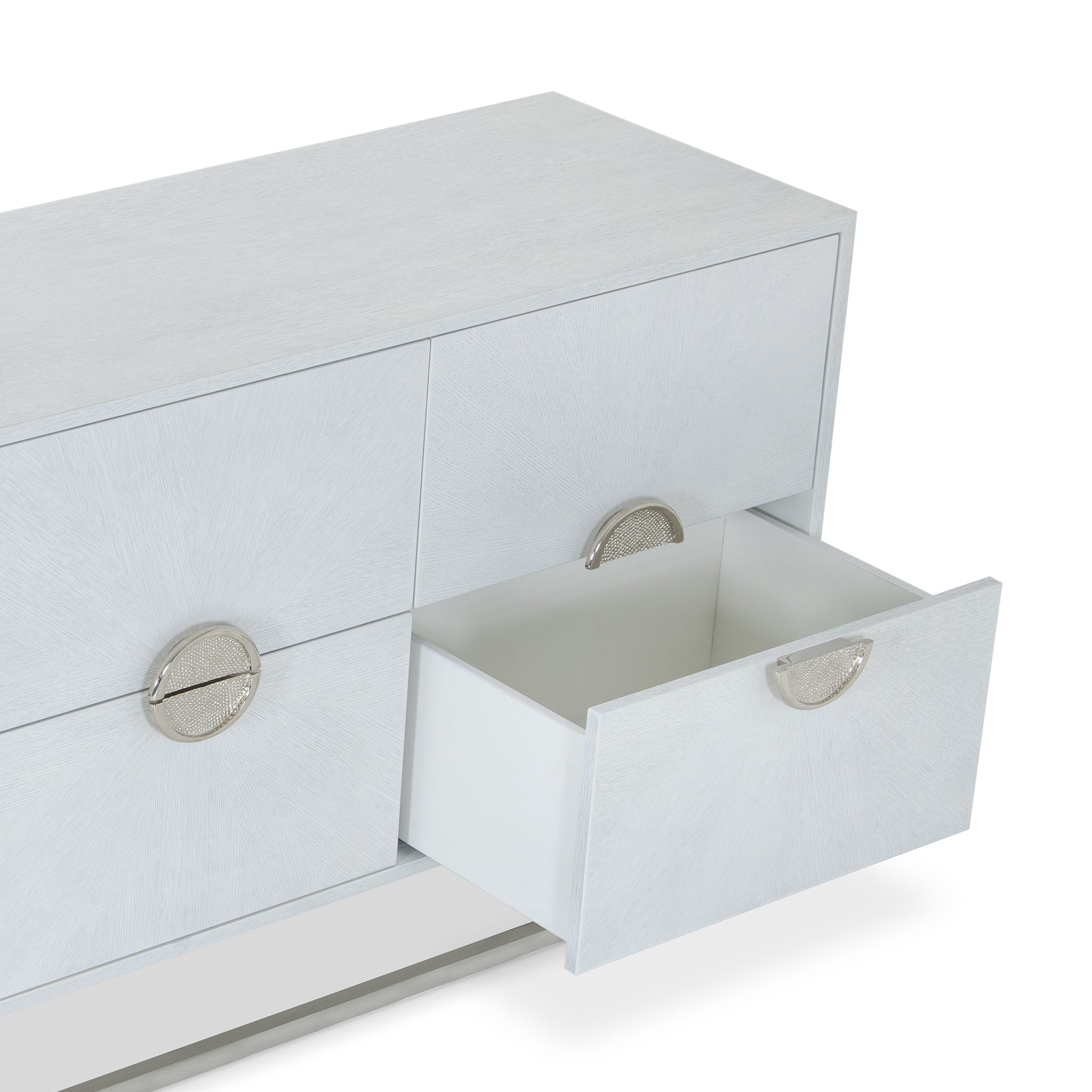 that's living sunburst chest of drawers white chests