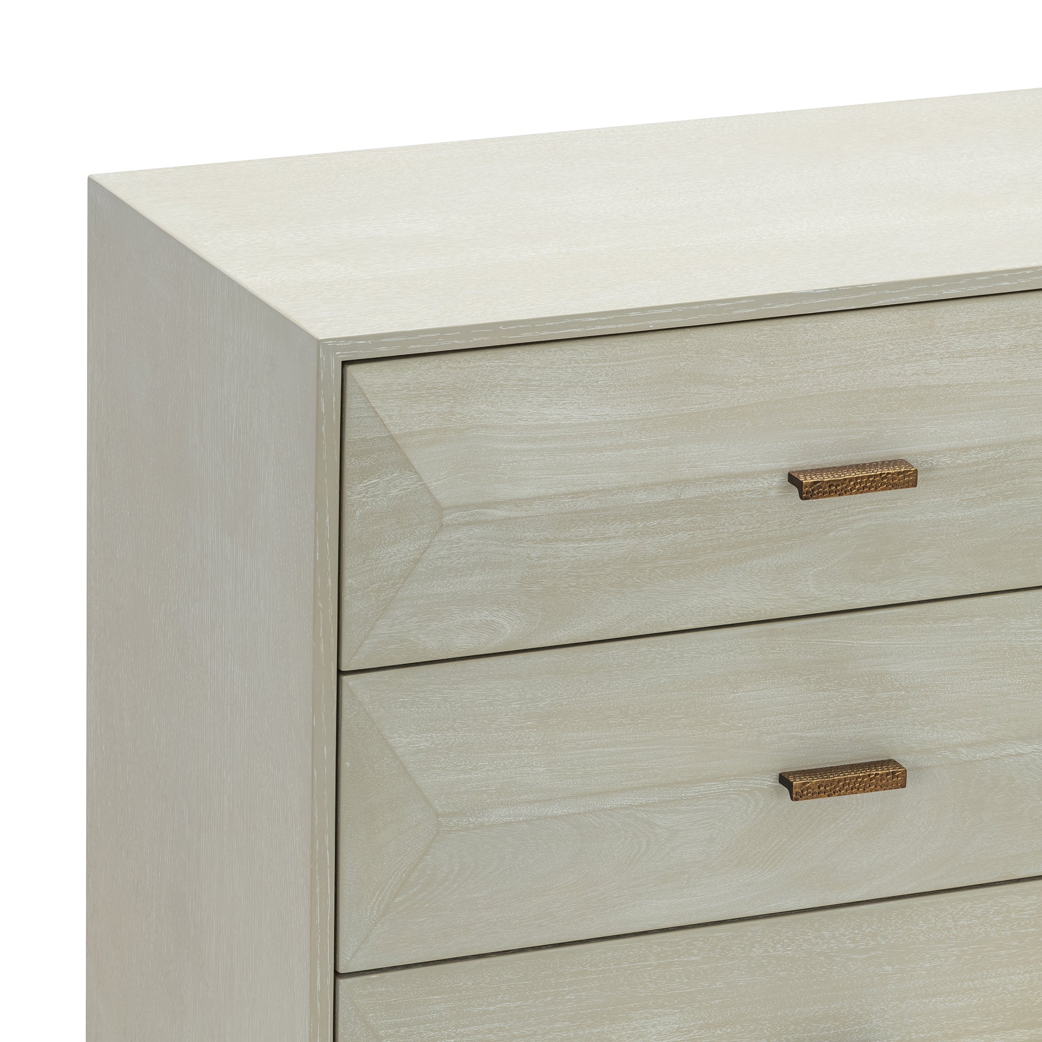 that's living polygon light grey 6-drawer chest chests