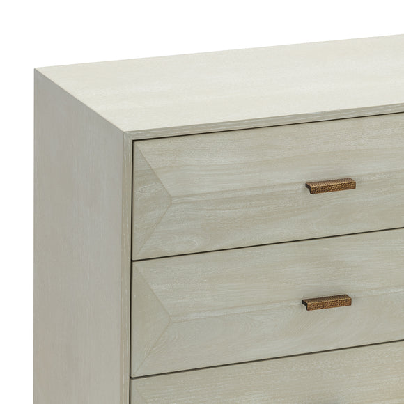 that's living polygon light grey 6-drawer chest chests