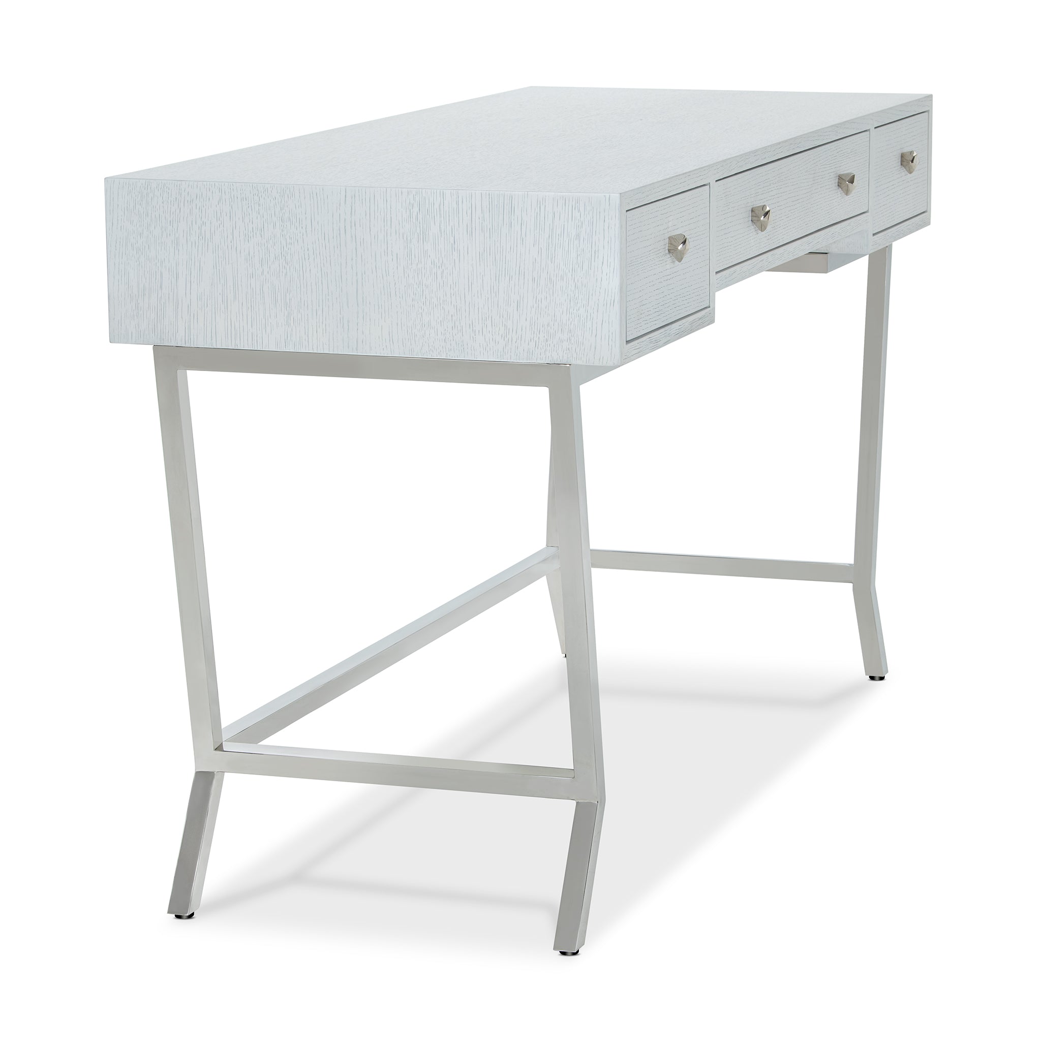 that's living sunburst silver white study desk desks