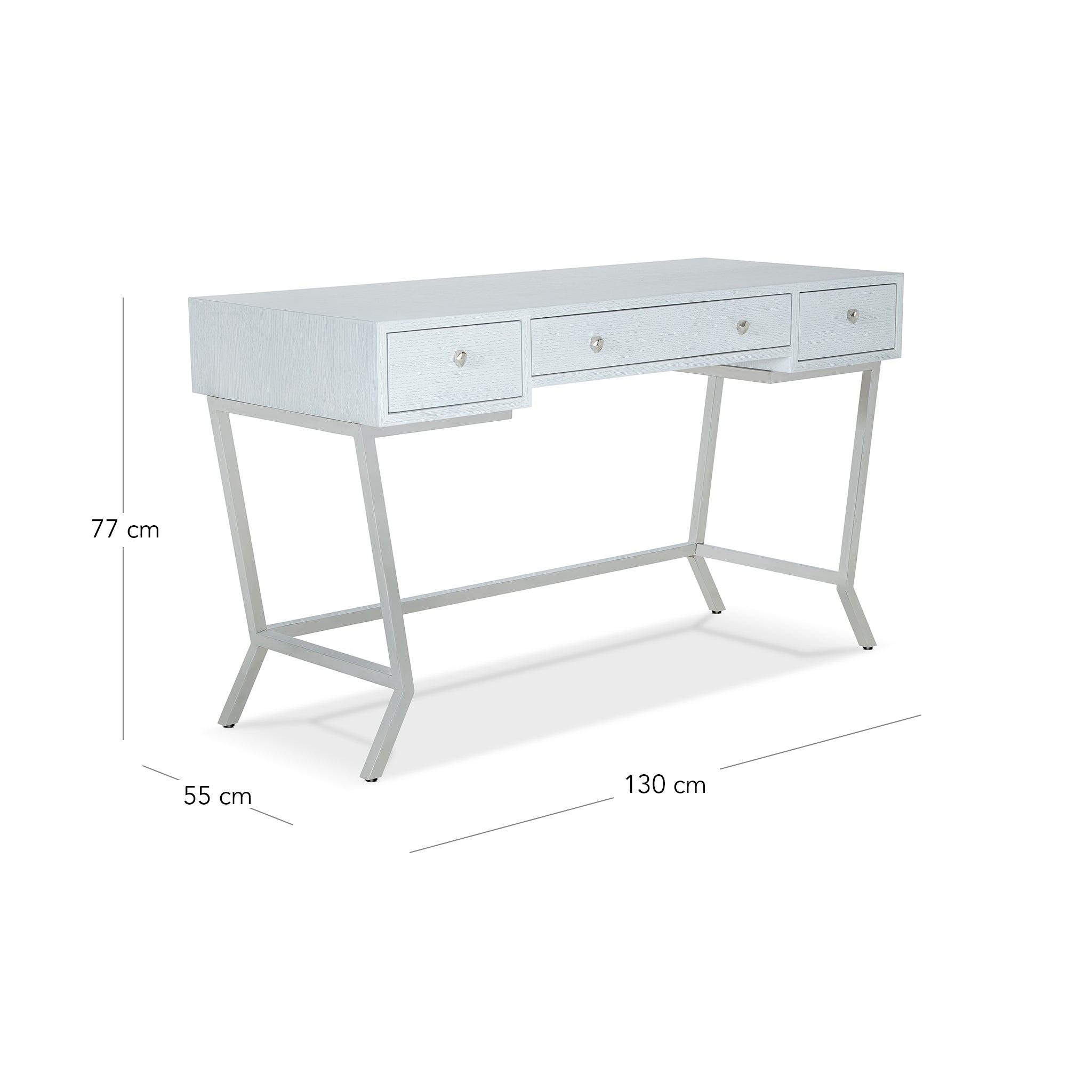 that's living sunburst silver white study desk desks