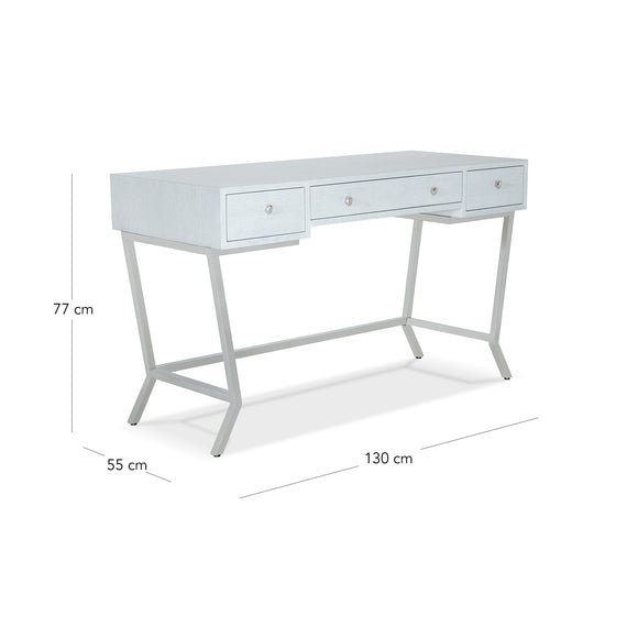 that's living sunburst silver white study desk desks