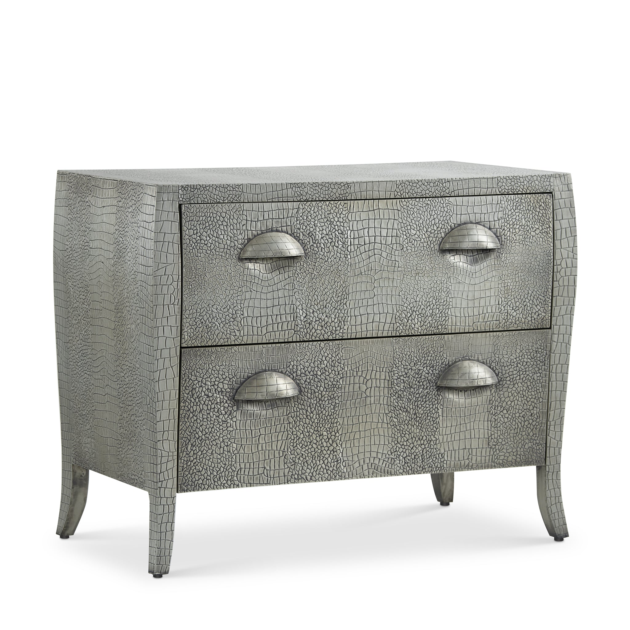 that's living dreamer white metal 2-drawer chest chests