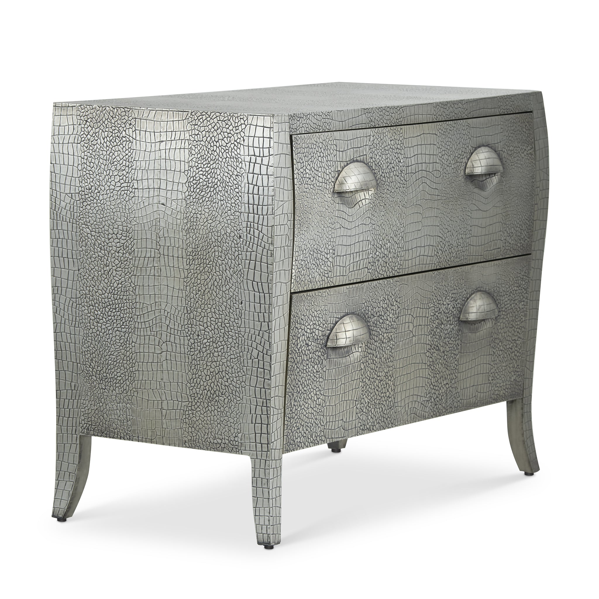 that's living dreamer white metal 2-drawer chest chests