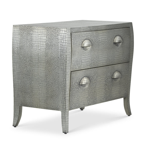 that's living dreamer white metal 2-drawer chest chests