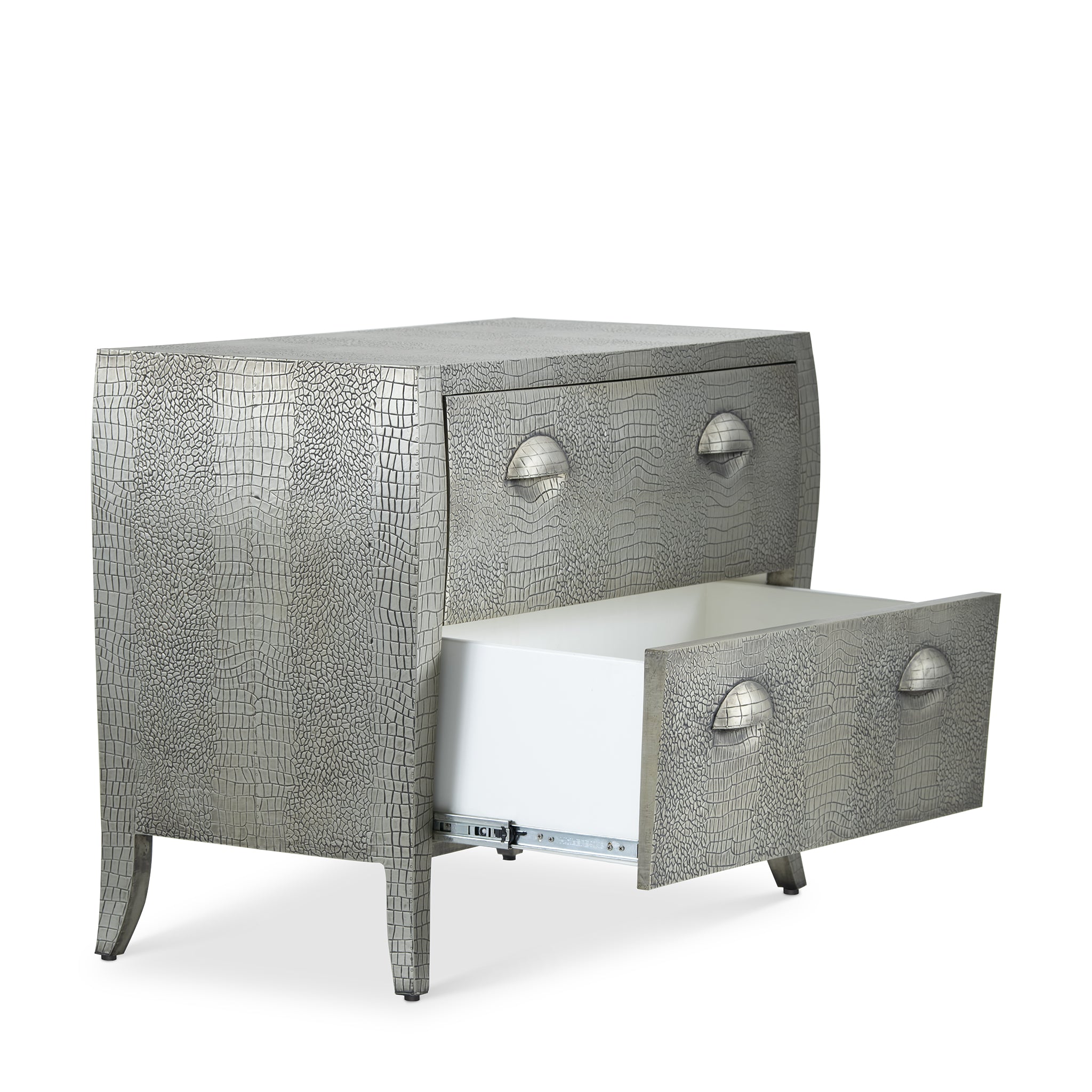that's living dreamer white metal 2-drawer chest chests