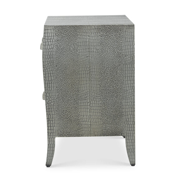 that's living dreamer white metal 2-drawer chest chests