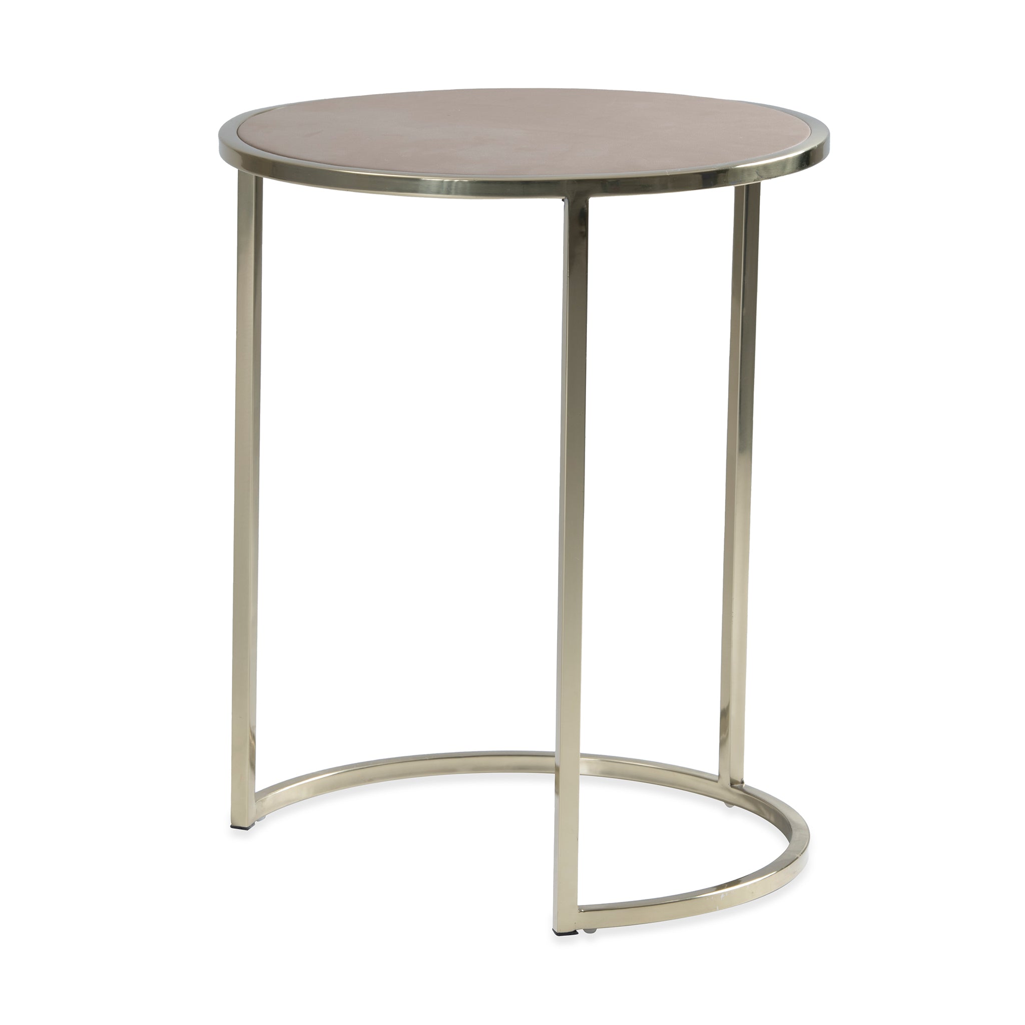that's living shaya latte leatherette nesting tables end tables