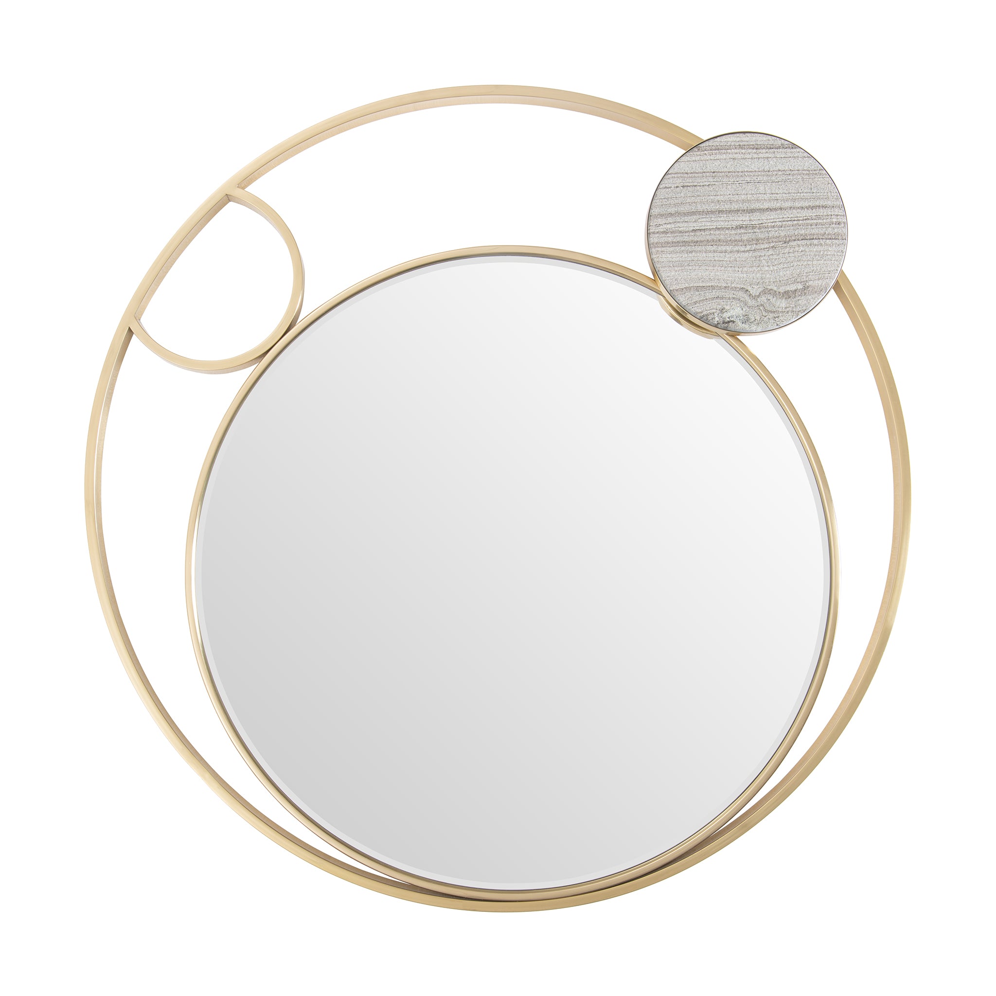 that's living sunburst brass round mirror mirrors