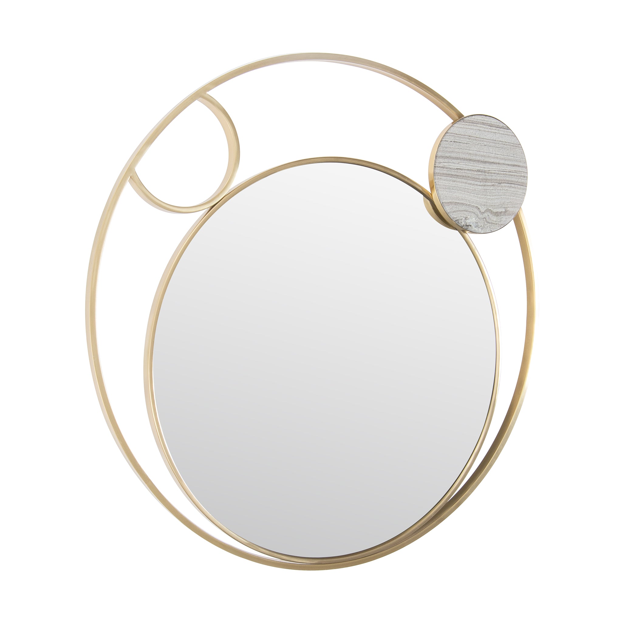 that's living sunburst brass round mirror mirrors