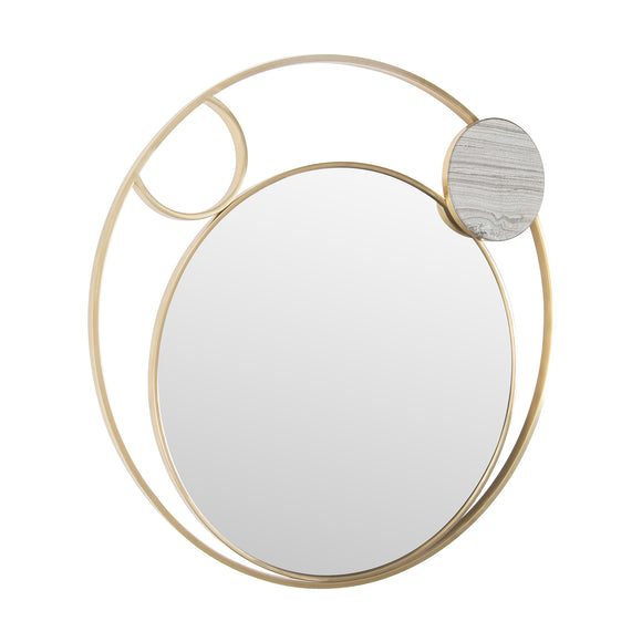 that's living sunburst brass round mirror mirrors