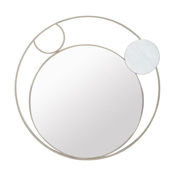 that's living sunburst nickel round mirror mirrors