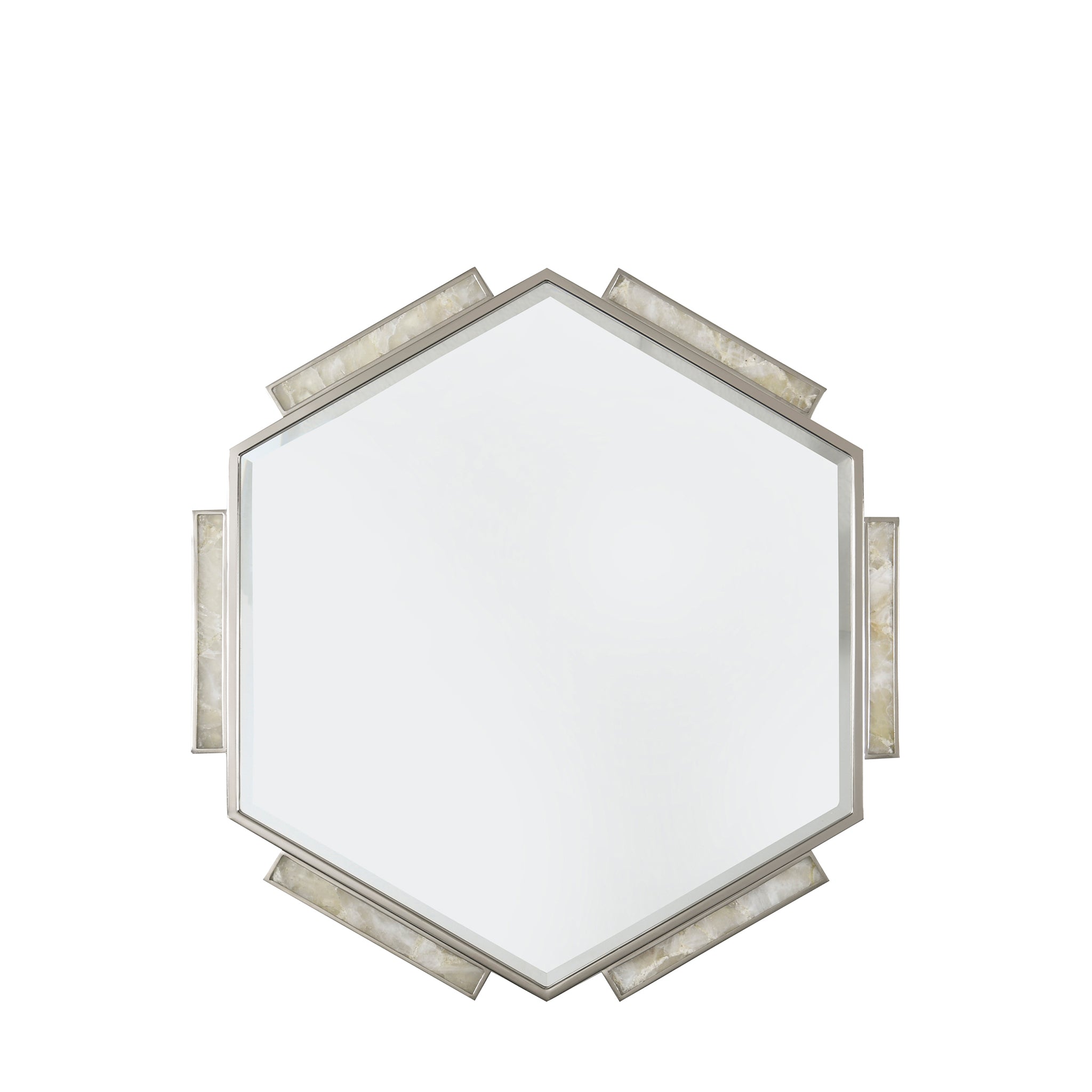 that's living hexa silver  petite mirrors