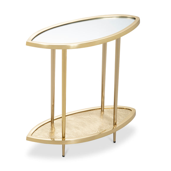 that's living leaf brass end table end tables