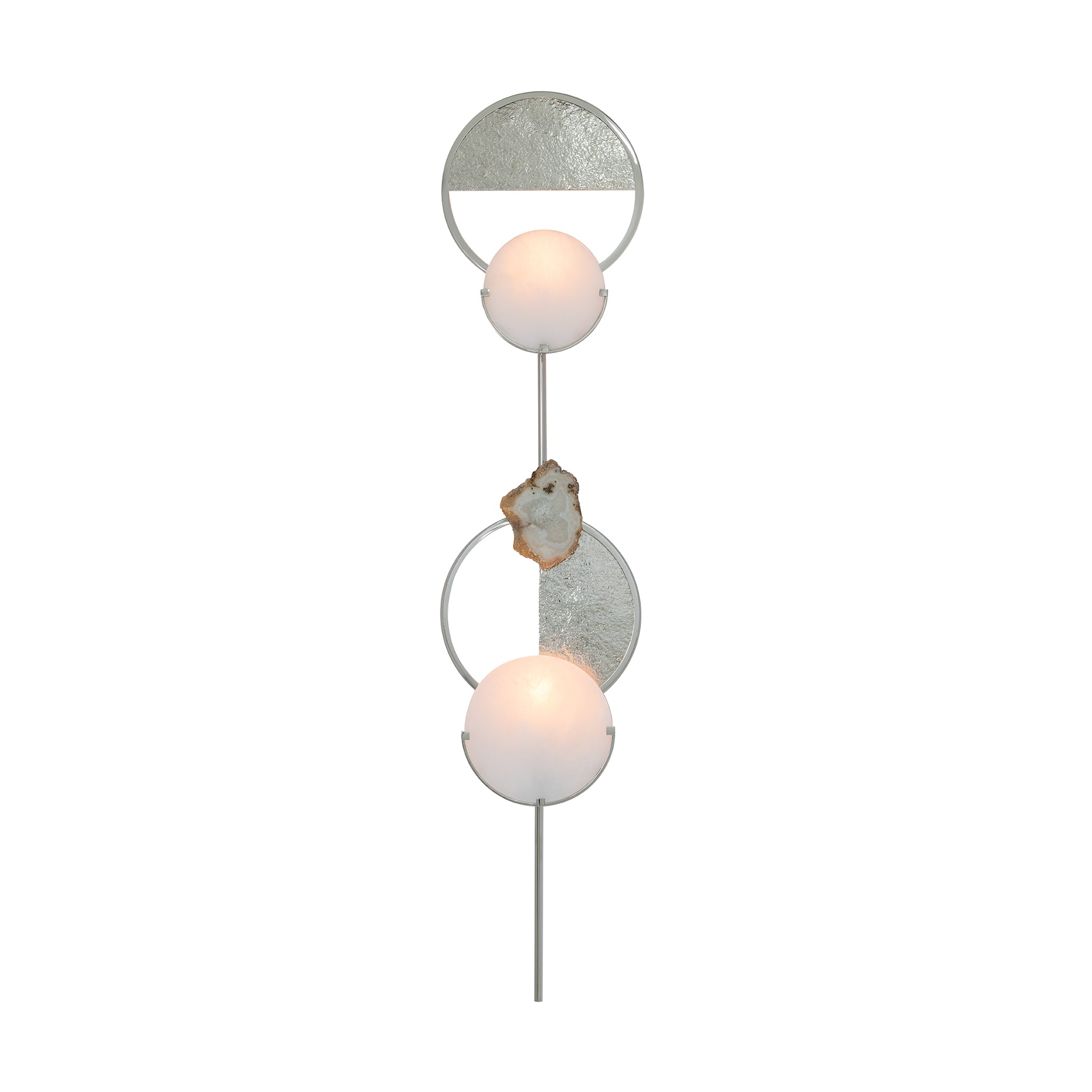 that's living circlet wall sconce
(nickel) wall sconce