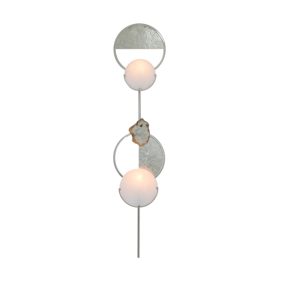that's living circlet wall sconce
(nickel) wall sconce