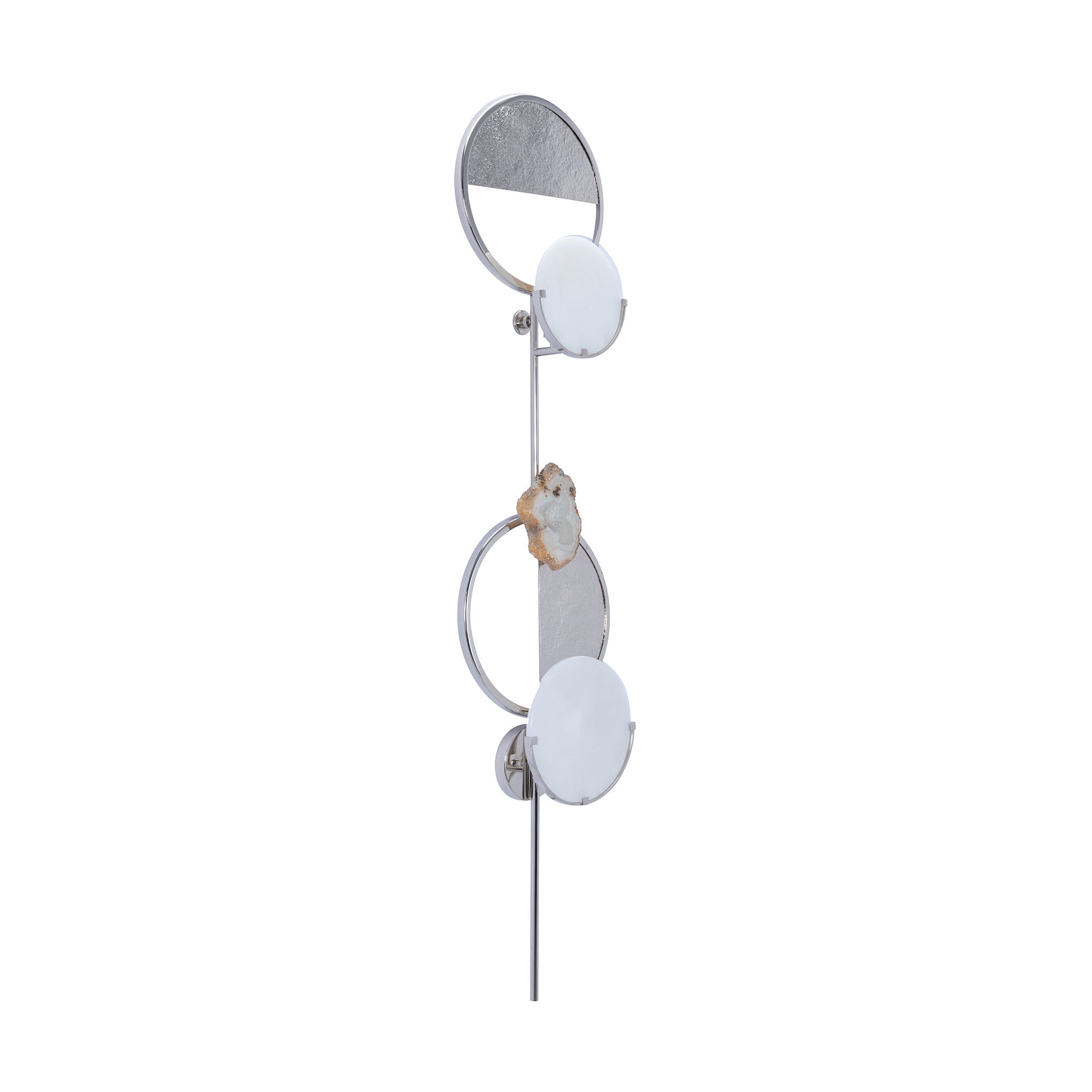 that's living circlet wall sconce
(nickel) wall sconce