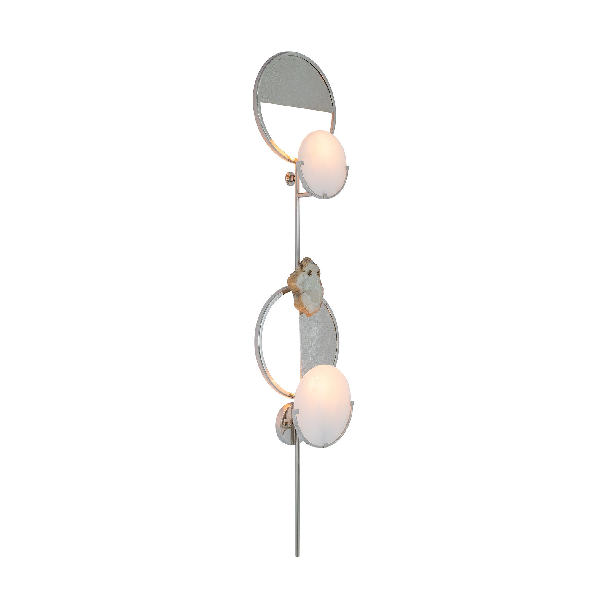 that's living circlet wall sconce
(nickel) wall sconce
