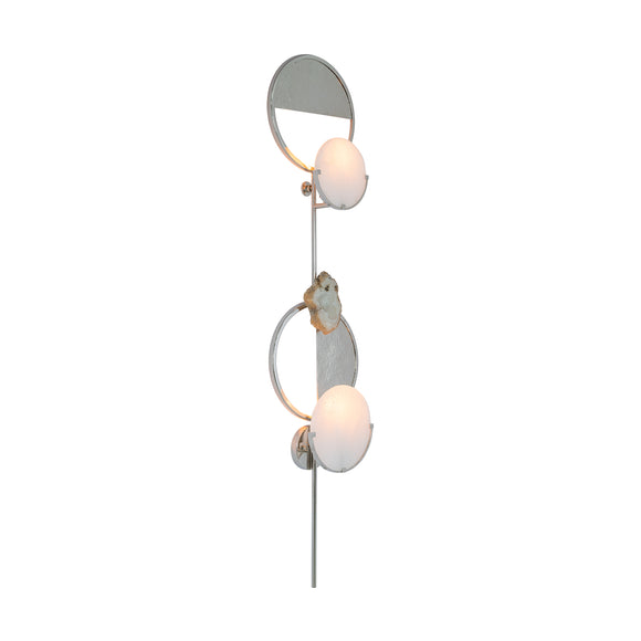 that's living circlet wall sconce
(nickel) wall sconce