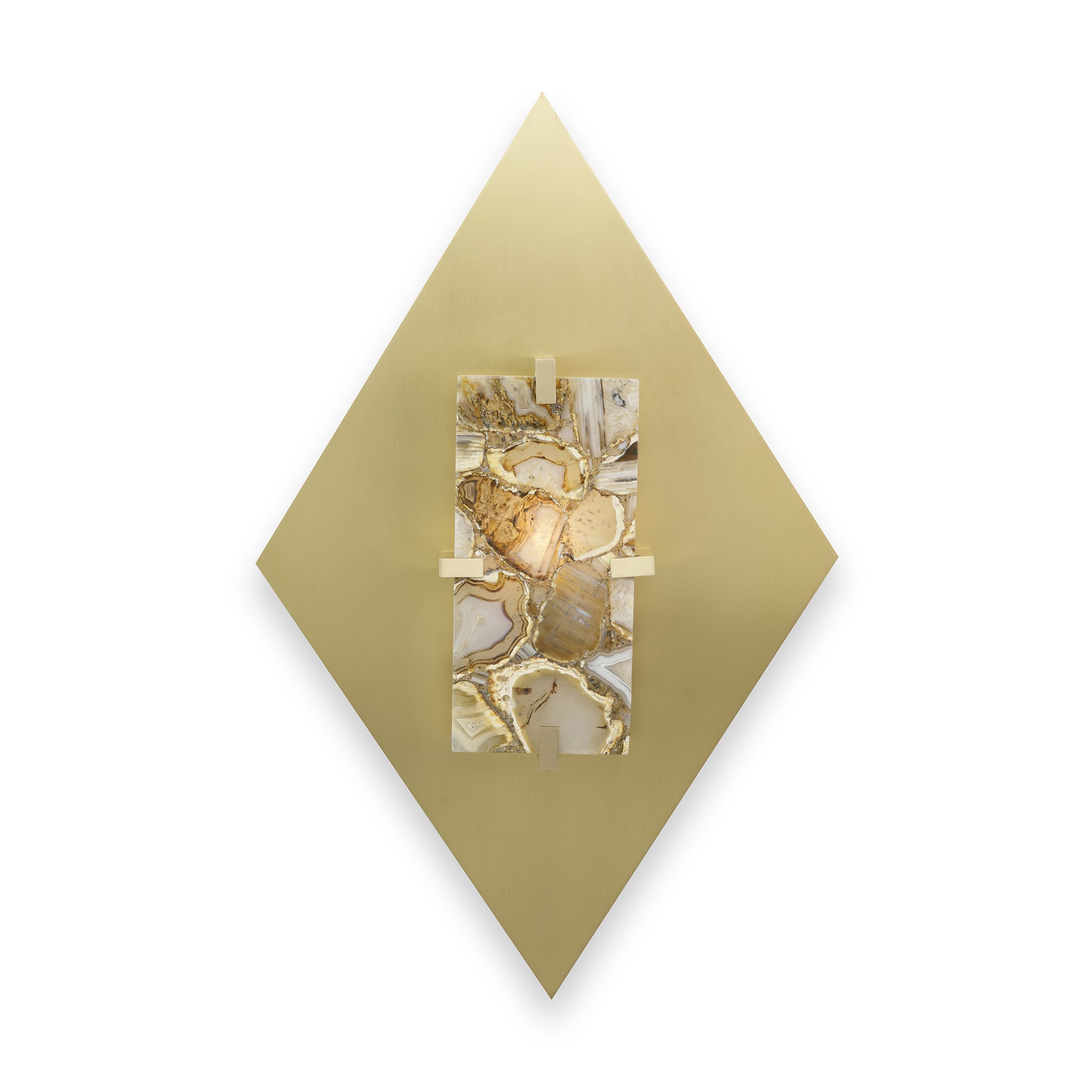 that's living retro wall sconce - large brass wall sconce