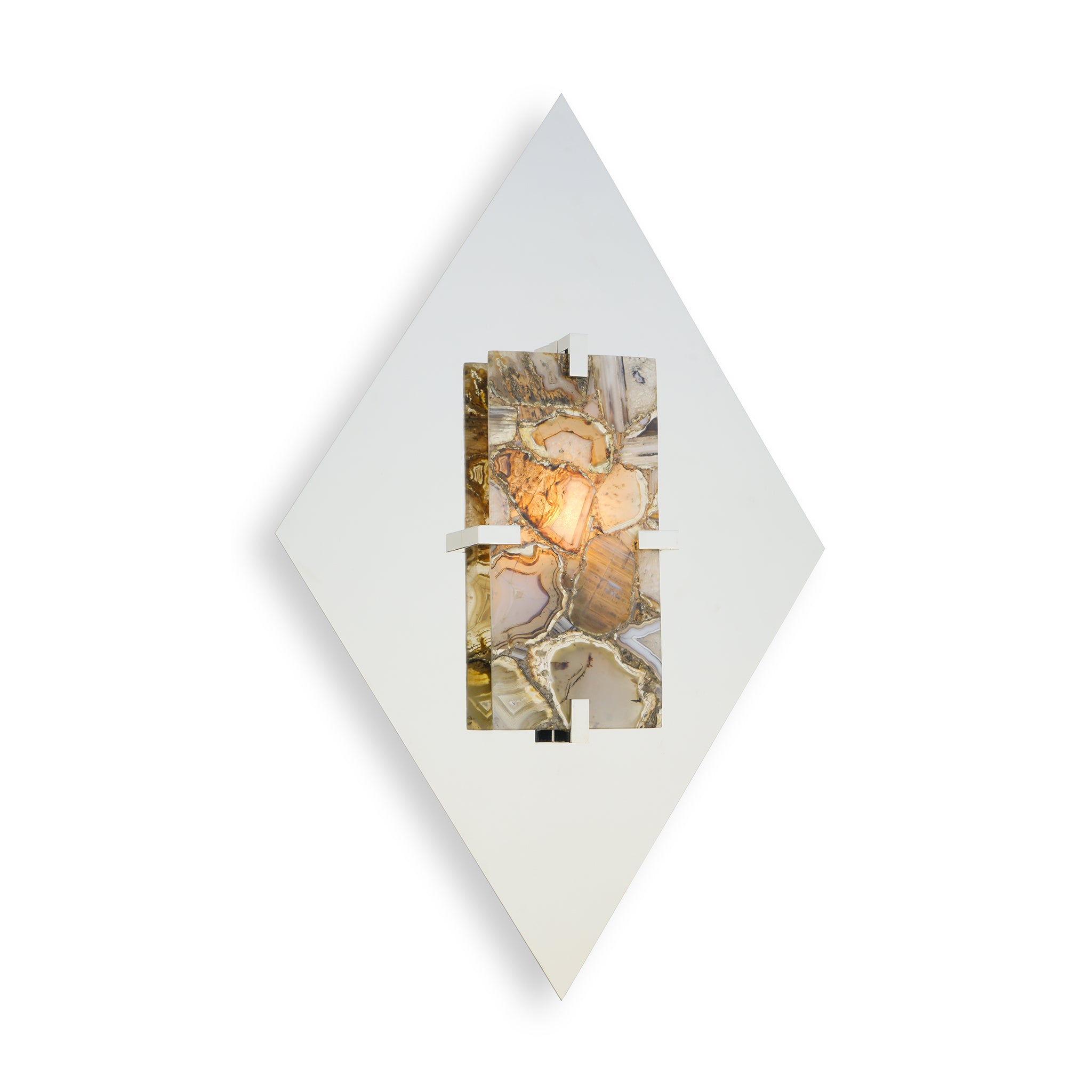 that's living retro wall sconce - large nickel wall sconce