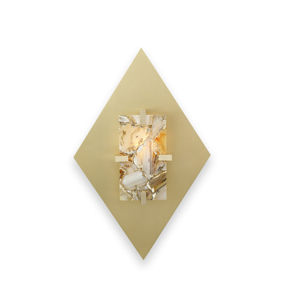 that's living retro wall sconce - small brass wall sconce