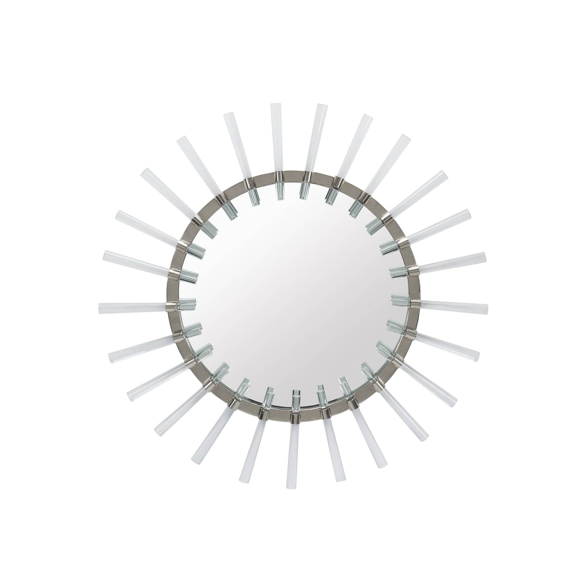 that's living lucite starburst small mirrors