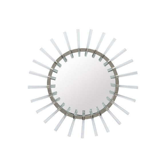 that's living lucite starburst small mirrors
