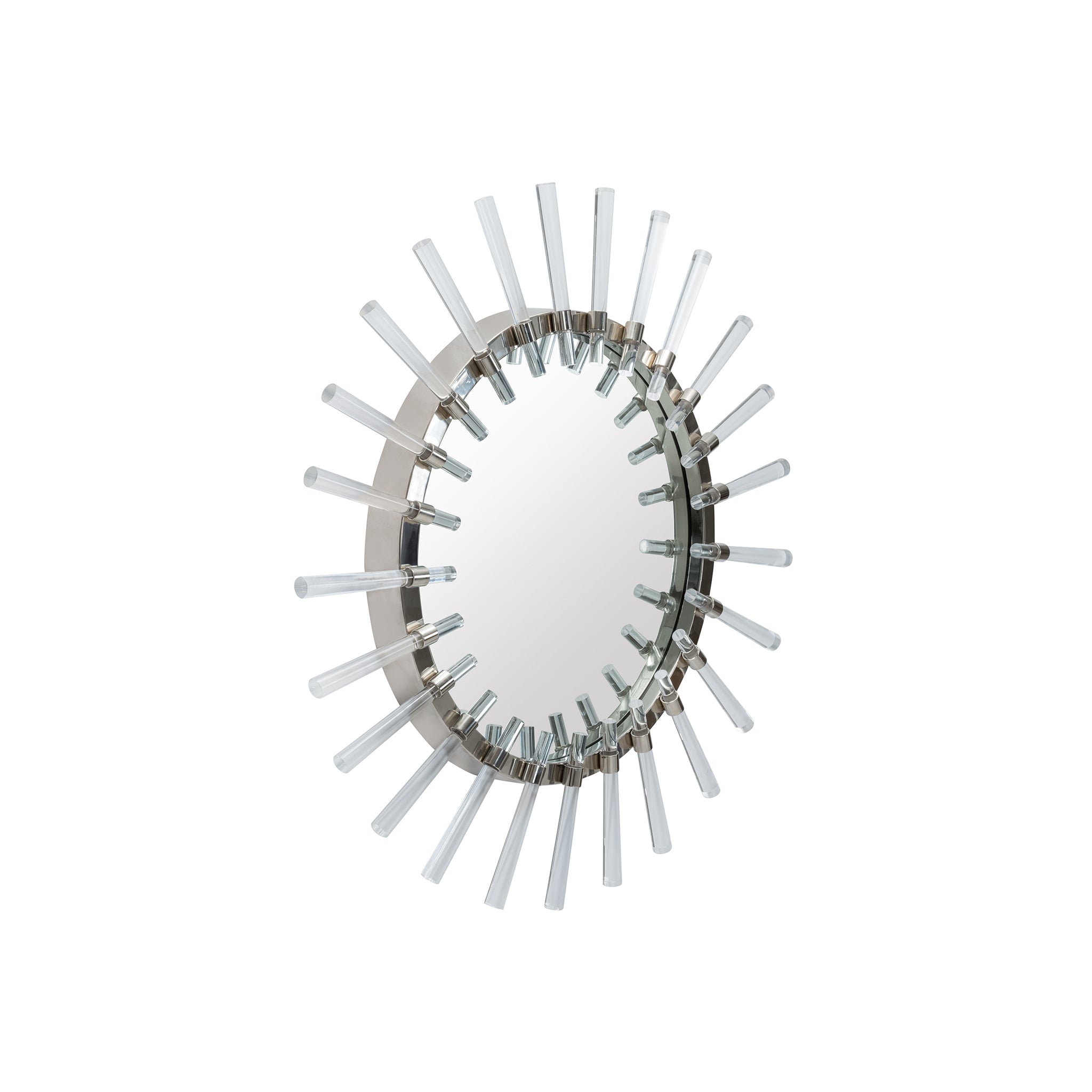 that's living lucite starburst small mirrors