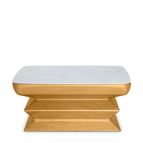 that's living flow gold low coffee table coffee tables