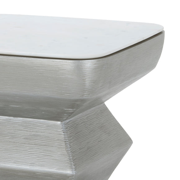 that's living flow silver end table end tables 