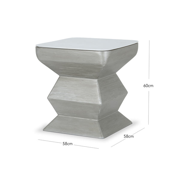 that's living flow silver tall coffee table coffee tables