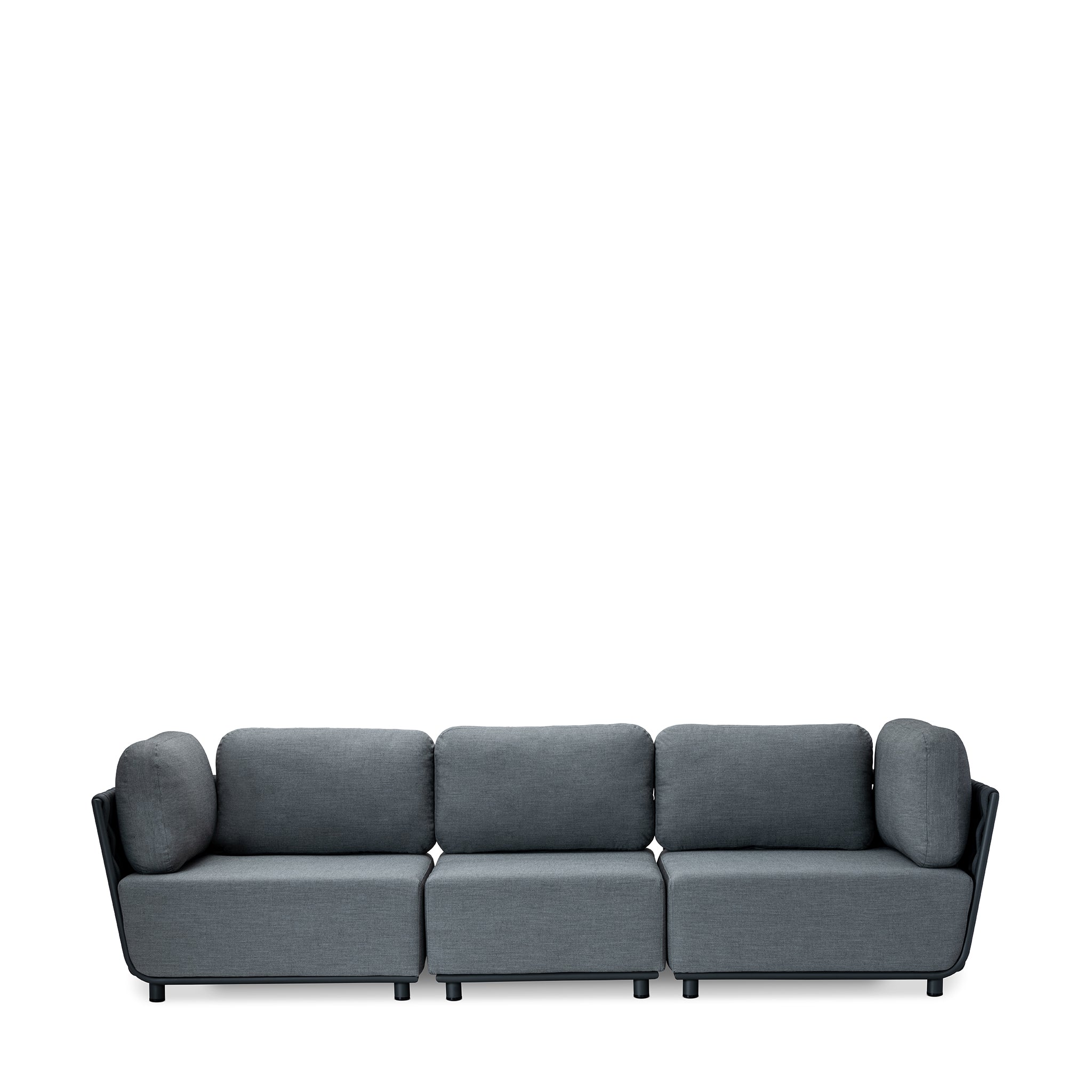 that's living outdoor hug - large 3-seat sofa outdoor sofas & sectionals