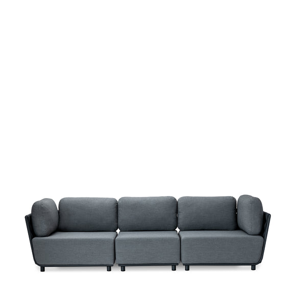 that's living outdoor hug - large 3-seat sofa outdoor sofas & sectionals
